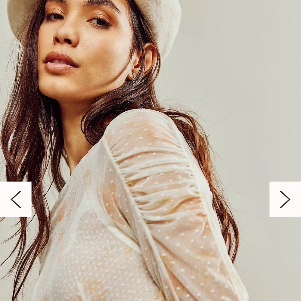 Free people Intimate Beautiful top- NWT